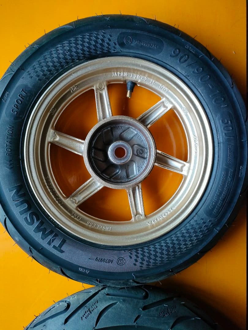dio ディオ　zx ホイール　前後　タイヤ新品