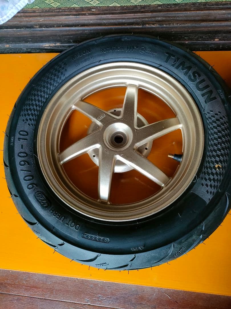 dio ディオ　zx ホイール　前後　タイヤ新品