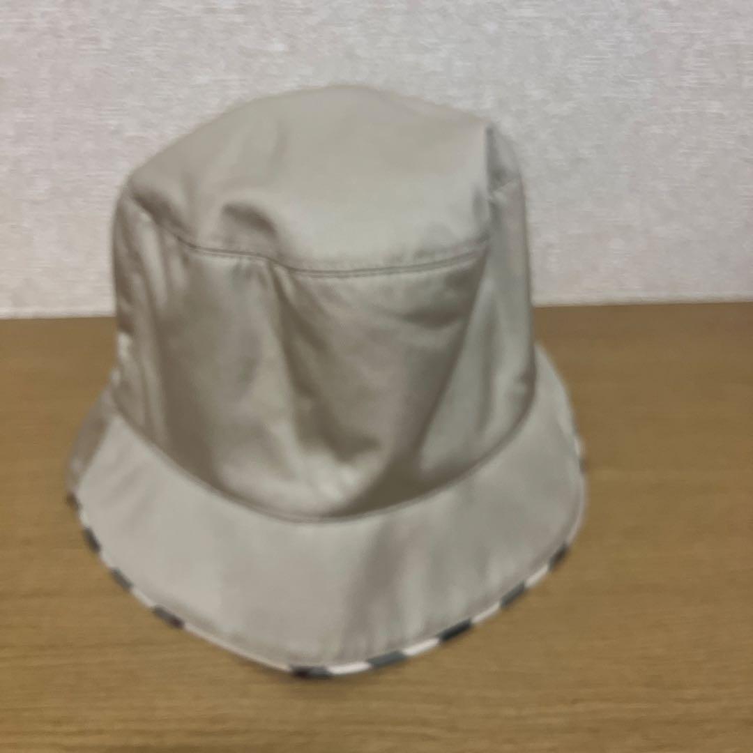 【ポネット】新品タグ付きバーバリーバケットハット　ベージュ　L