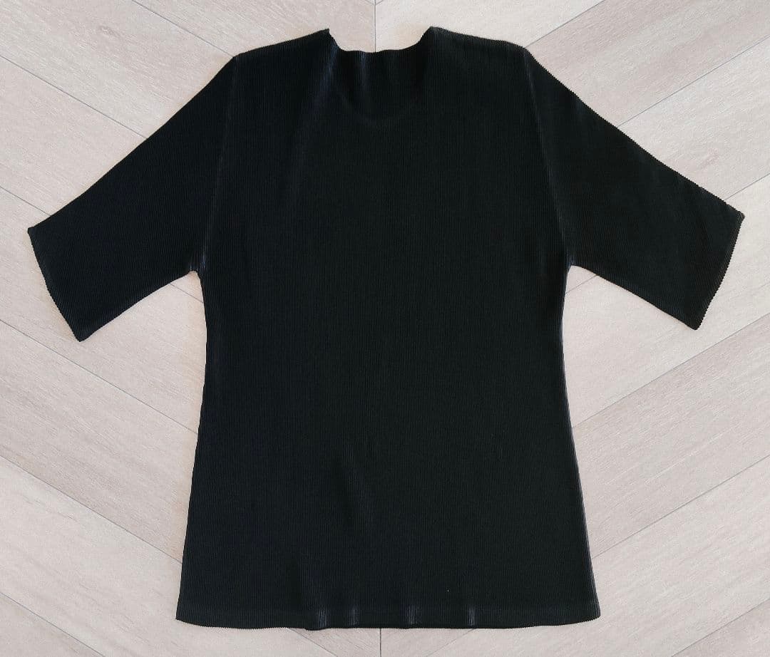 プリーツプリーズ 半袖カットソー PP02FK103 03 黒