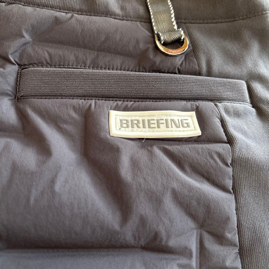 ブリーフィング　ハイブリッドダウンスカート　XS グレー　ホワイトロゴ　未使用
