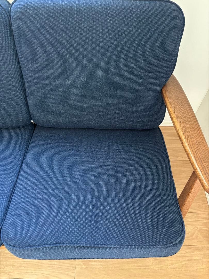 Lewisオリジナル2シーターソファ ネイビー 値段交渉　可