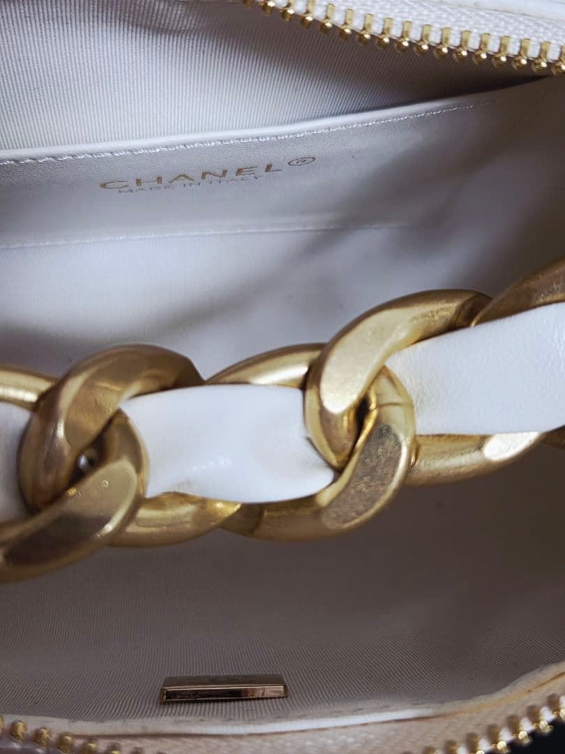 パールホワイト キルティング 2way バック