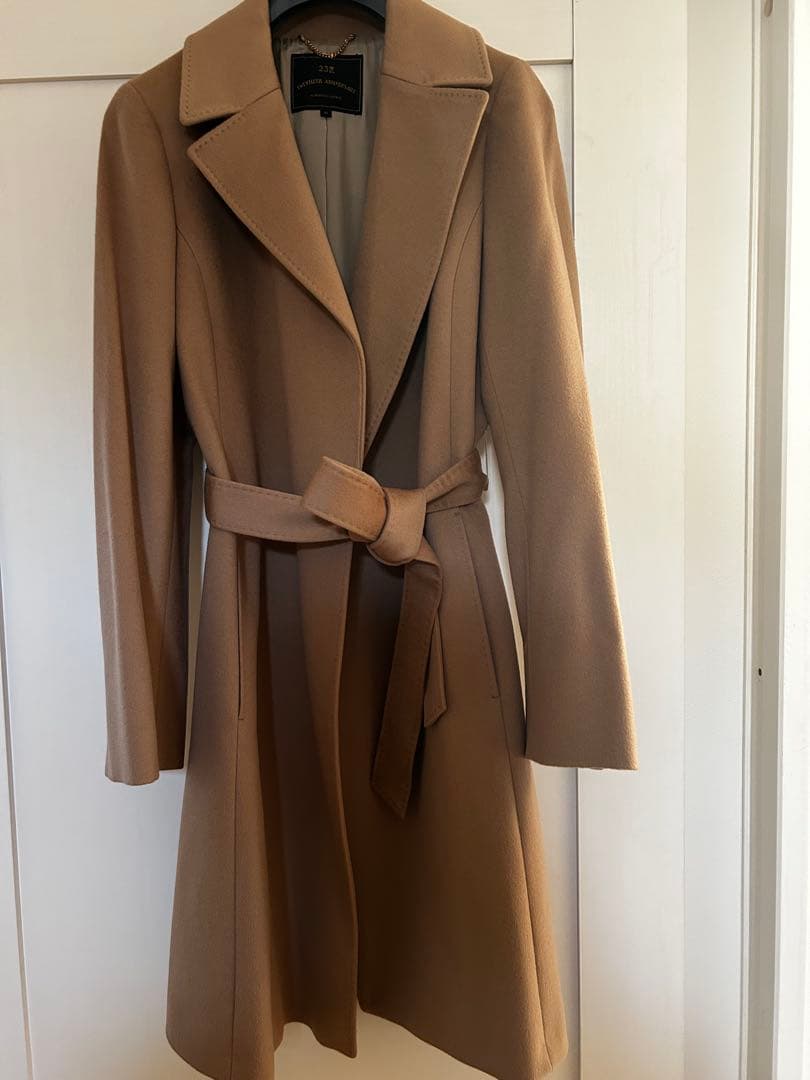 ウール100%コート　キャメル　23区　オンワード樫山