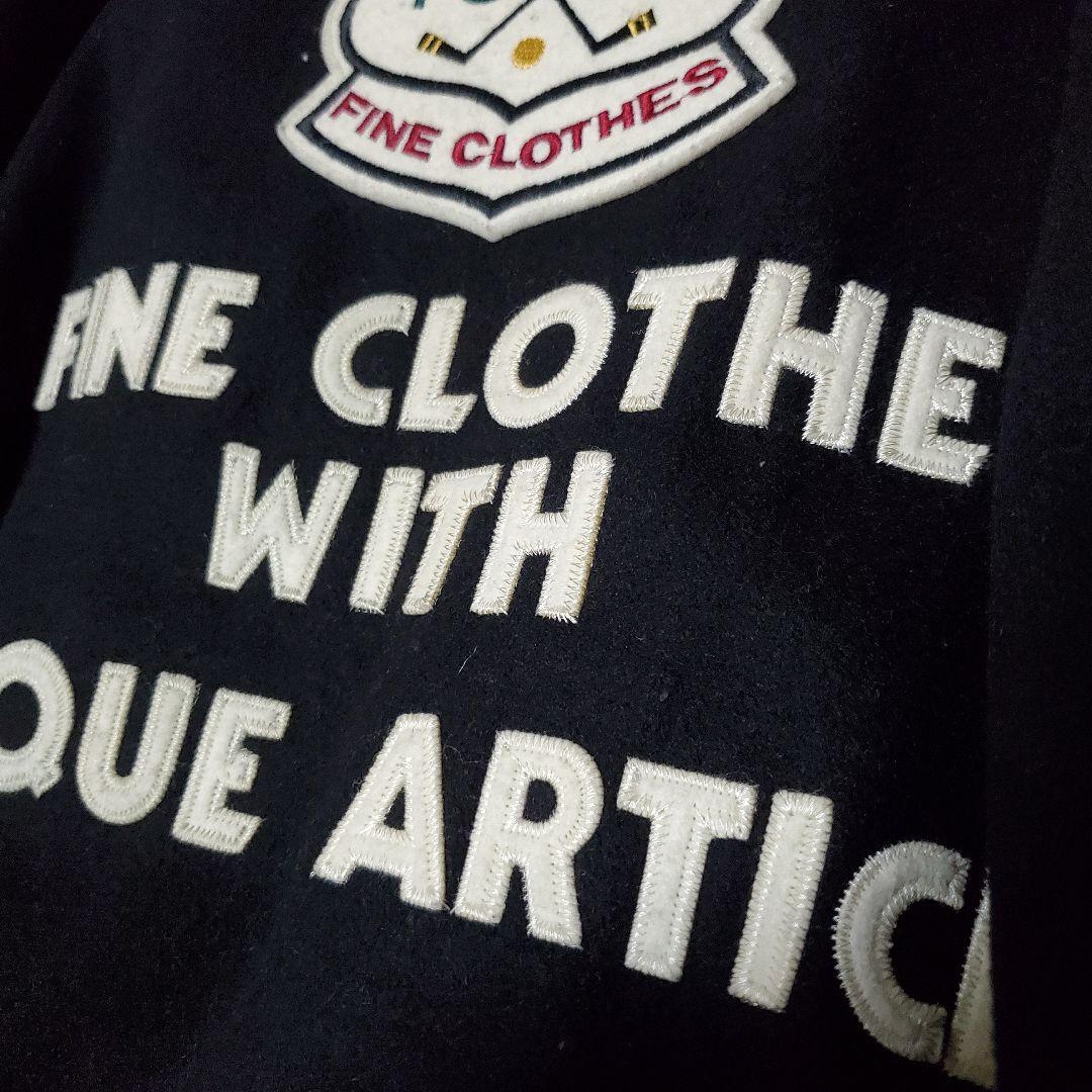 美品 POSH BOY フルデコ レザー袖 スタジャン 裏地 キルティング