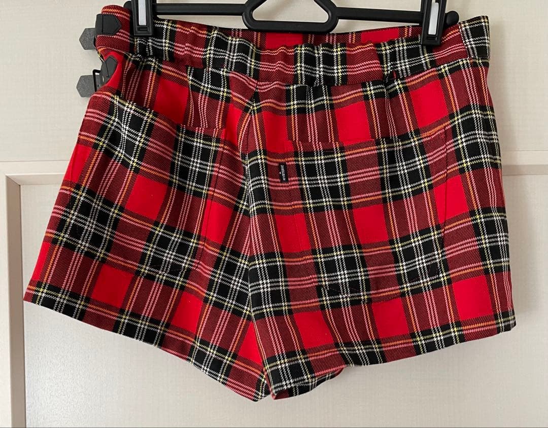 hysteric glamor DISCO SUCKS プリーツショートパンツ