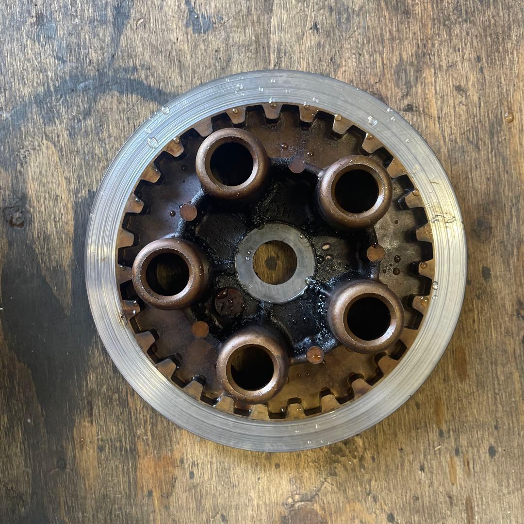 【送料無料】XJR400 4HM 純正クラッチハウジング 実働外し！