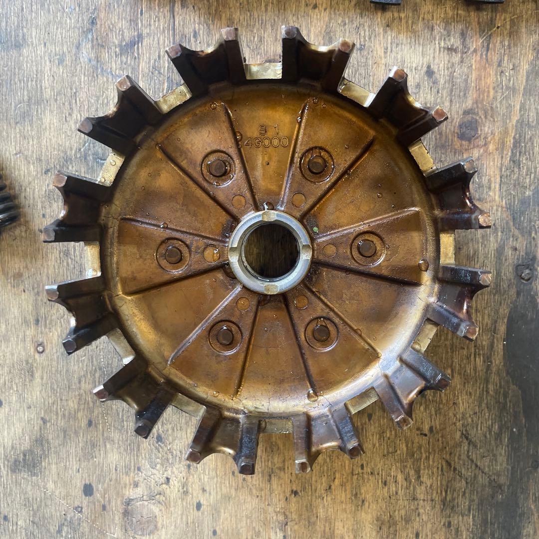 【送料無料】XJR400 4HM 純正クラッチハウジング 実働外し！