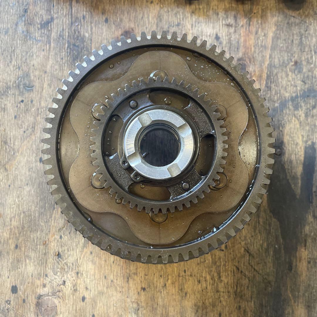 【送料無料】XJR400 4HM 純正クラッチハウジング 実働外し！