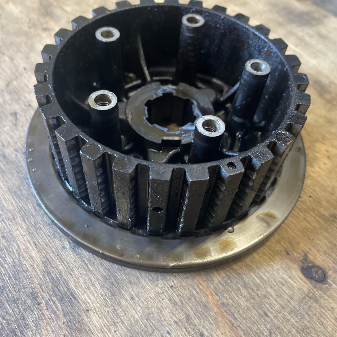 【送料無料】XJR400 4HM 純正クラッチハウジング 実働外し！