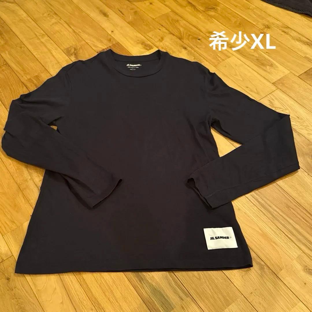 ジルサンダーロング tシャツ　XL ネイビー