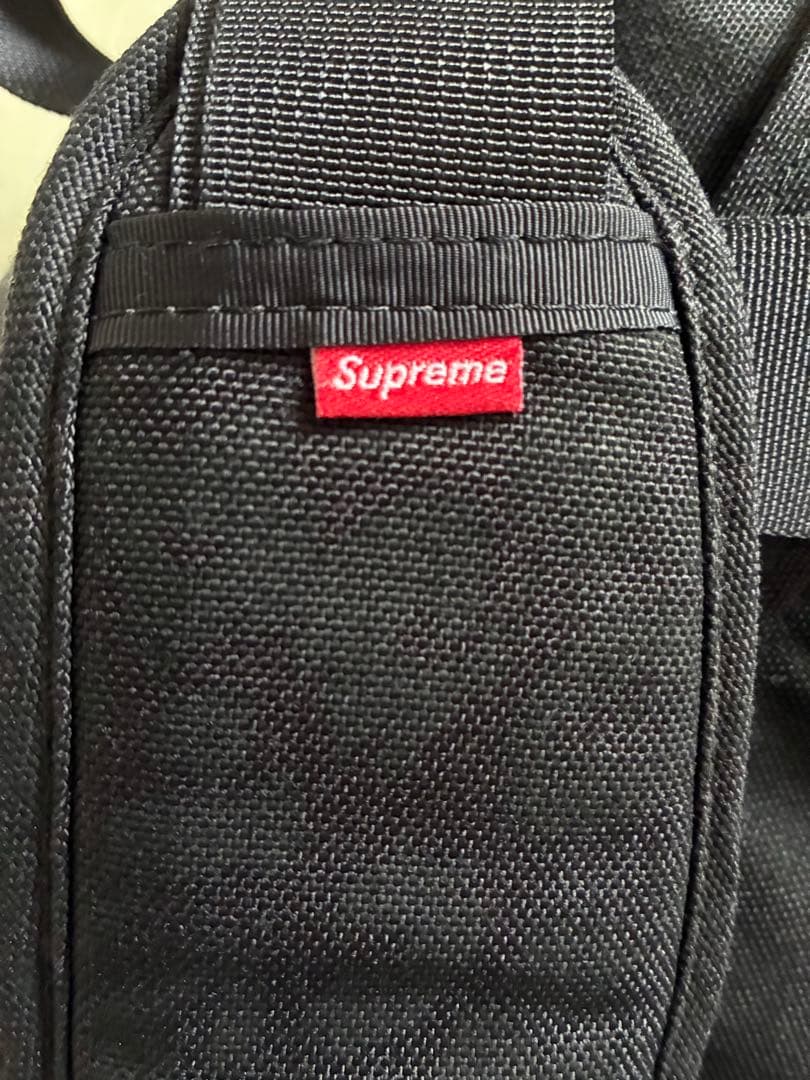 美品　Supreme　レオパード柄　ボストンバッグ　ボックスロゴ　黒 ブラック