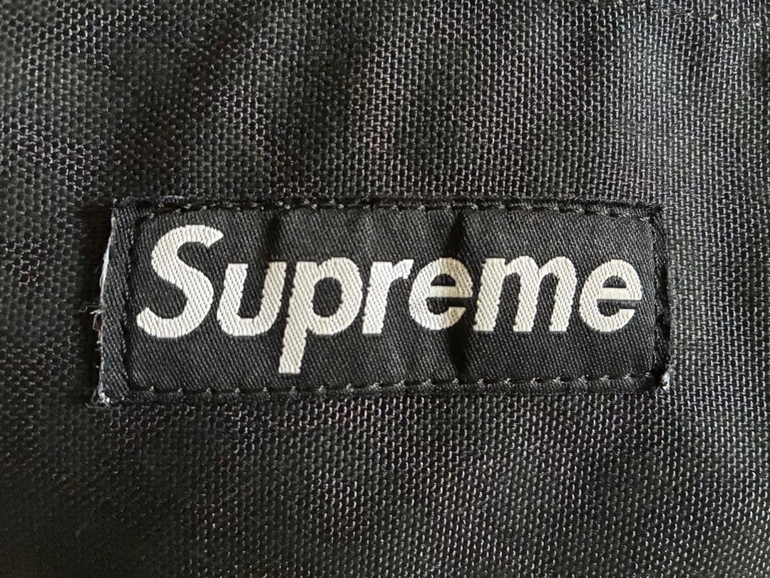 美品　Supreme　レオパード柄　ボストンバッグ　ボックスロゴ　黒 ブラック