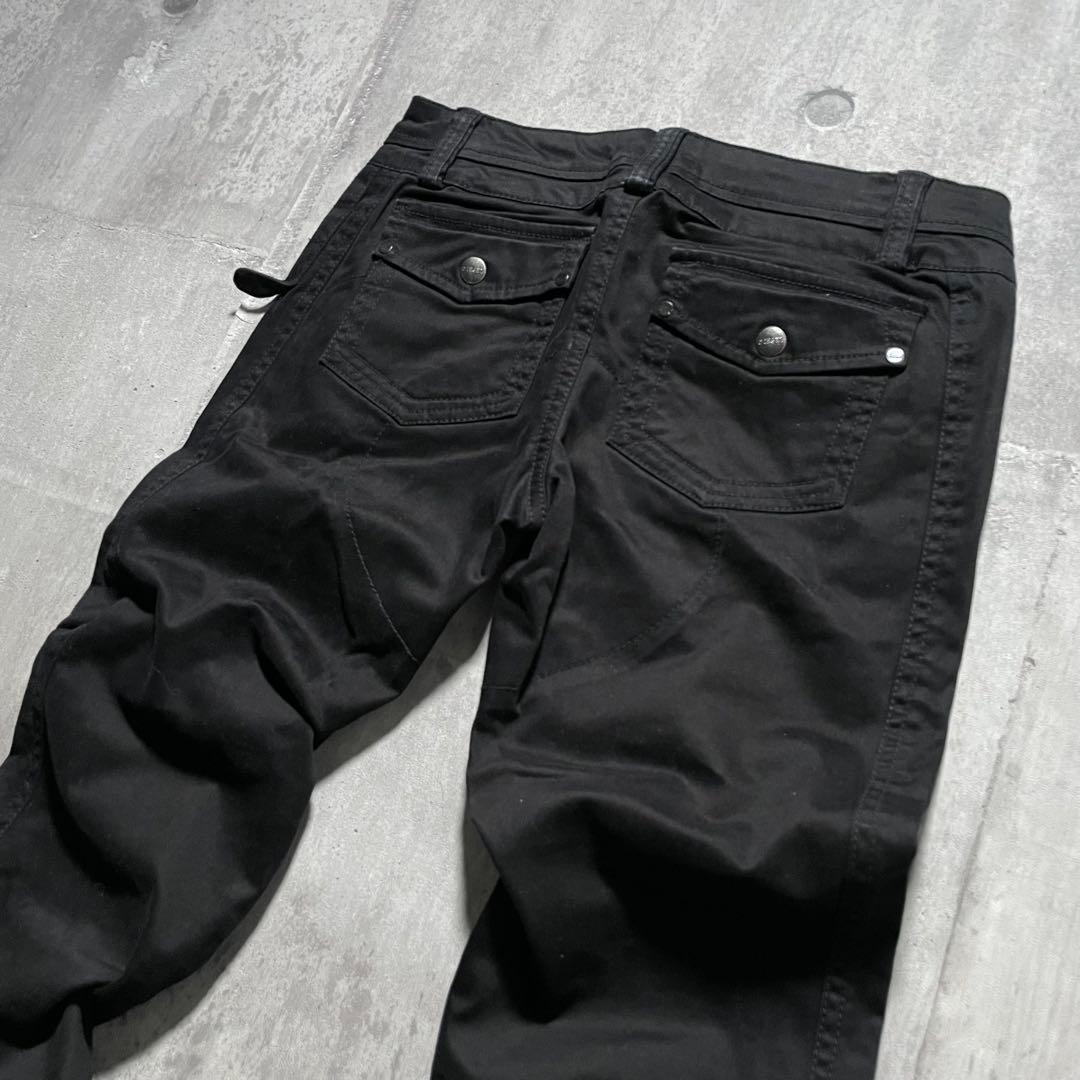 y2k opium DIESEL カーゴパンツ マルチポケット ギミック パンク