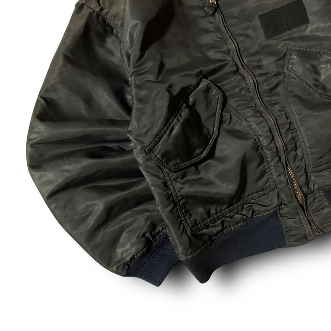 D_ni様☆vintage米軍フライトジャケットCWU-45P民間品MA-1ブラ