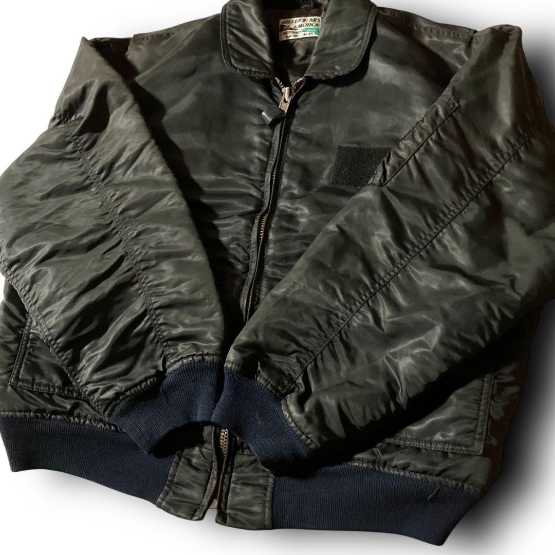 D_ni様☆vintage米軍フライトジャケットCWU-45P民間品MA-1ブラ