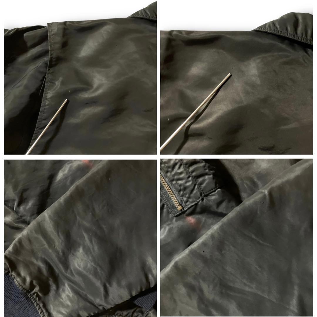 D_ni様☆vintage米軍フライトジャケットCWU-45P民間品MA-1ブラ