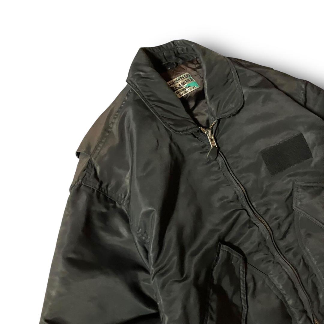 D_ni様☆vintage米軍フライトジャケットCWU-45P民間品MA-1ブラ