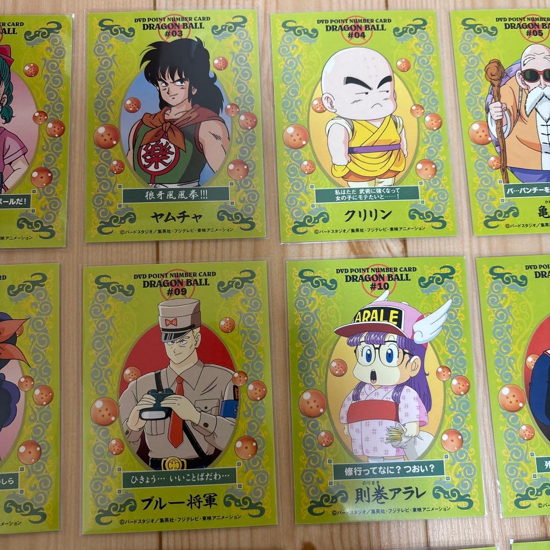 DRAGON BALL ドラゴンボール DVD封入特典 ポイントナンバーカード