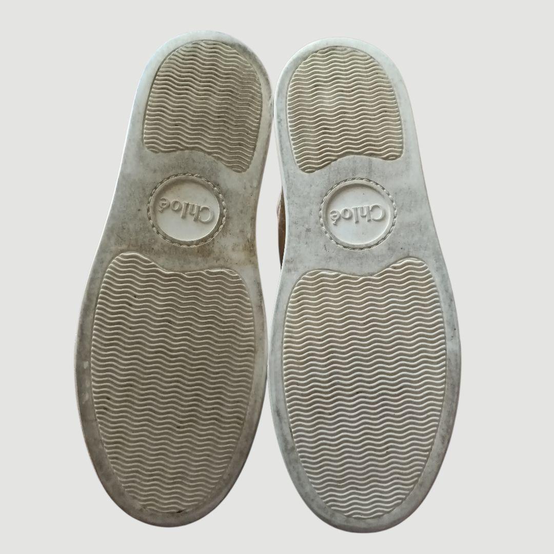 Chloe クロエ スニーカー レディース レース 24.5cm