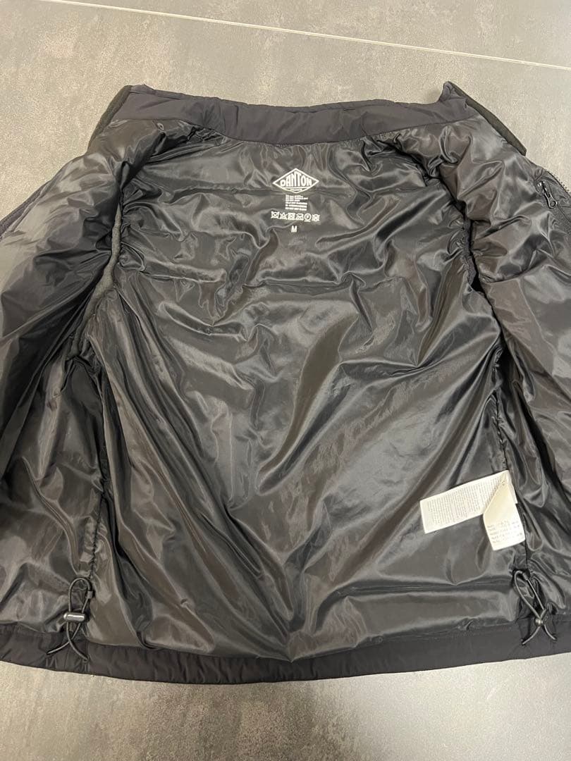 DANTON ブラック ダントン　ベスト　ダウン