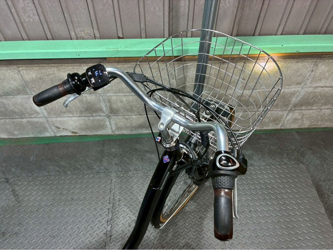 №8615 電動自転車　ブリヂストン　フロンティア 26インチ ブラック✨美品✨