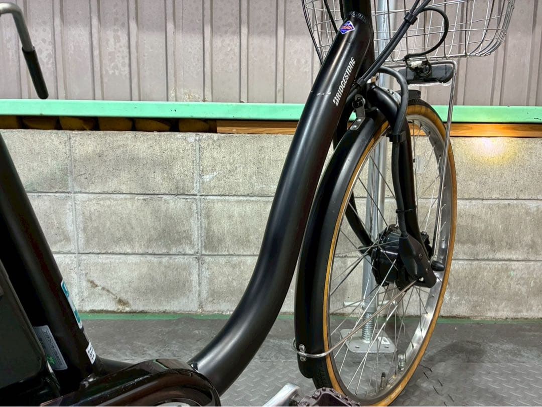 №8615 電動自転車　ブリヂストン　フロンティア 26インチ ブラック✨美品✨