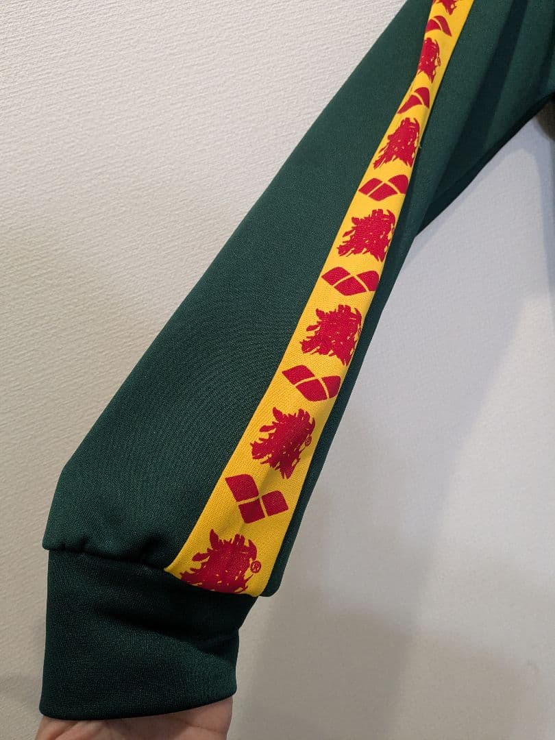 【L】美品　日本製　三代目魚武濱田成夫　デサント　刺繍ロゴ　トラックジャケット