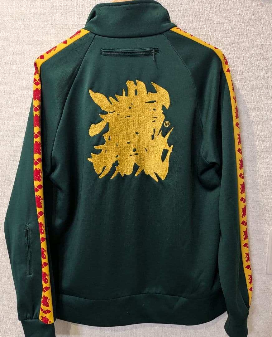 【L】美品　日本製　三代目魚武濱田成夫　デサント　刺繍ロゴ　トラックジャケット