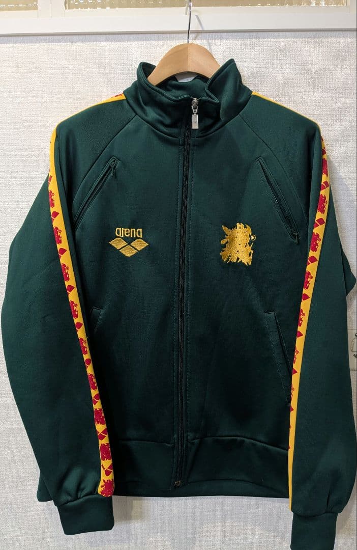 【L】美品　日本製　三代目魚武濱田成夫　デサント　刺繍ロゴ　トラックジャケット