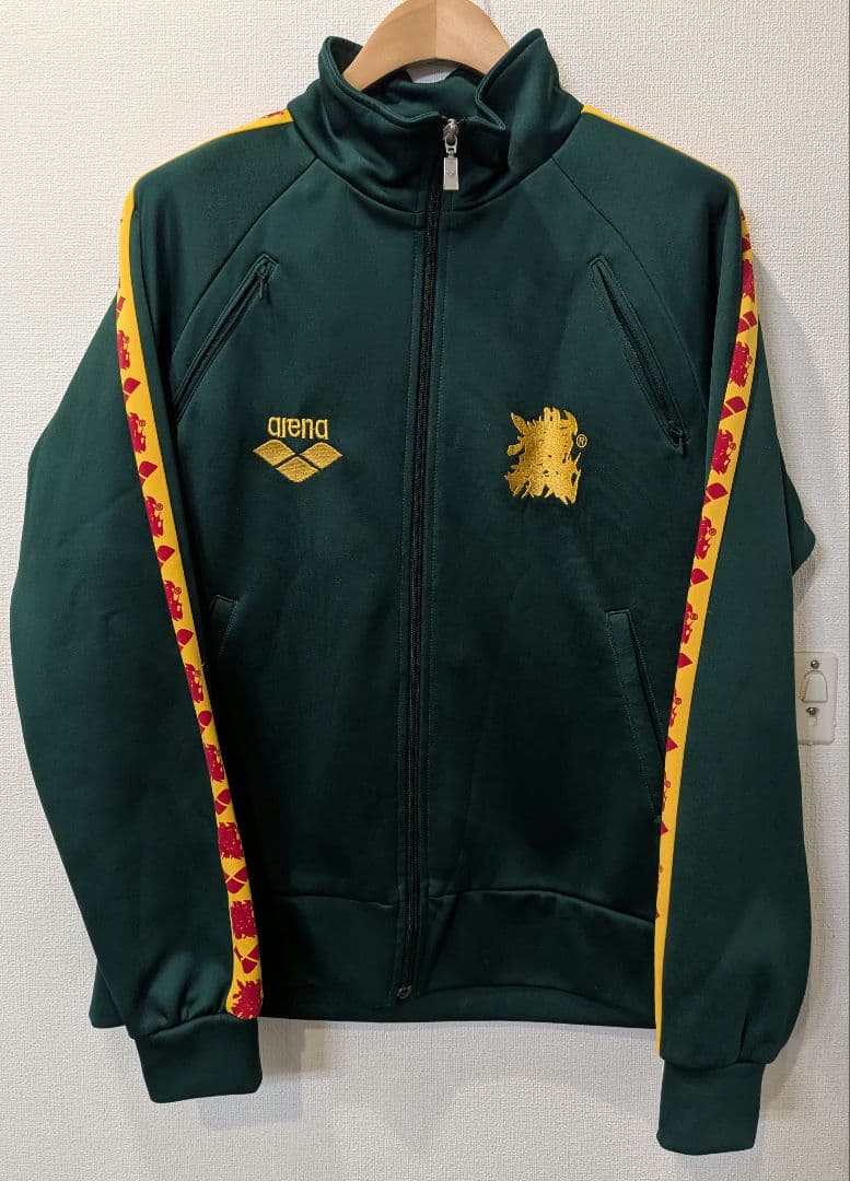 【L】美品　日本製　三代目魚武濱田成夫　デサント　刺繍ロゴ　トラックジャケット