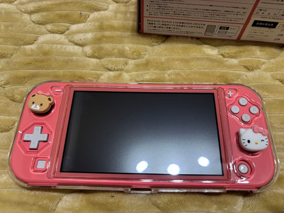 Nintendo Switch Lite ピンク　どう森カセット付き