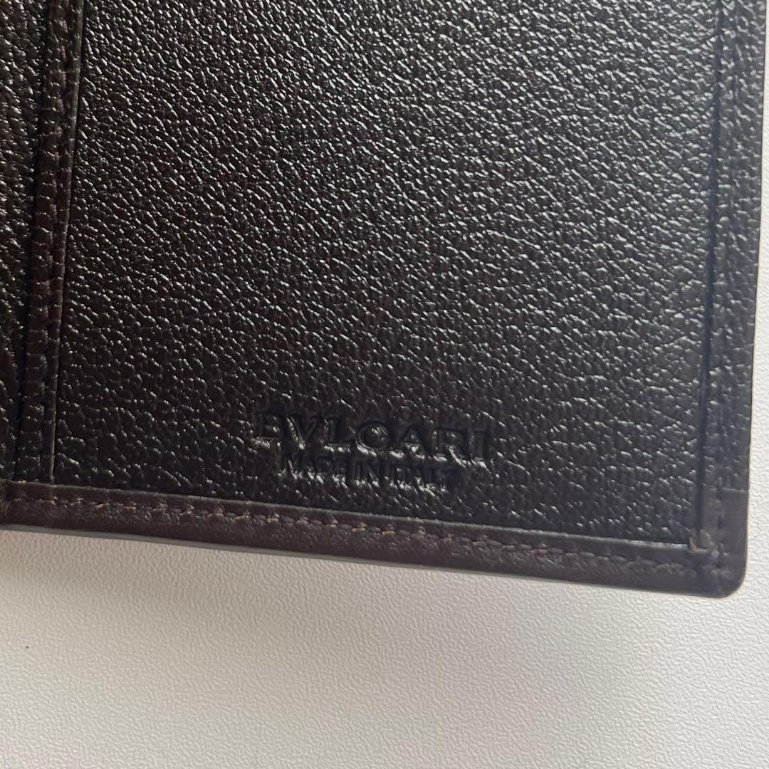 52 極上美品 BVLGARI ブルガリ 2つ折り 長財布