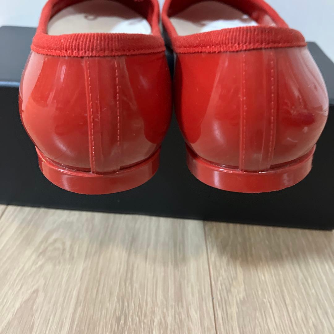 Repetto レペット サンドリオン バレエシューズ レッド エナメル 25