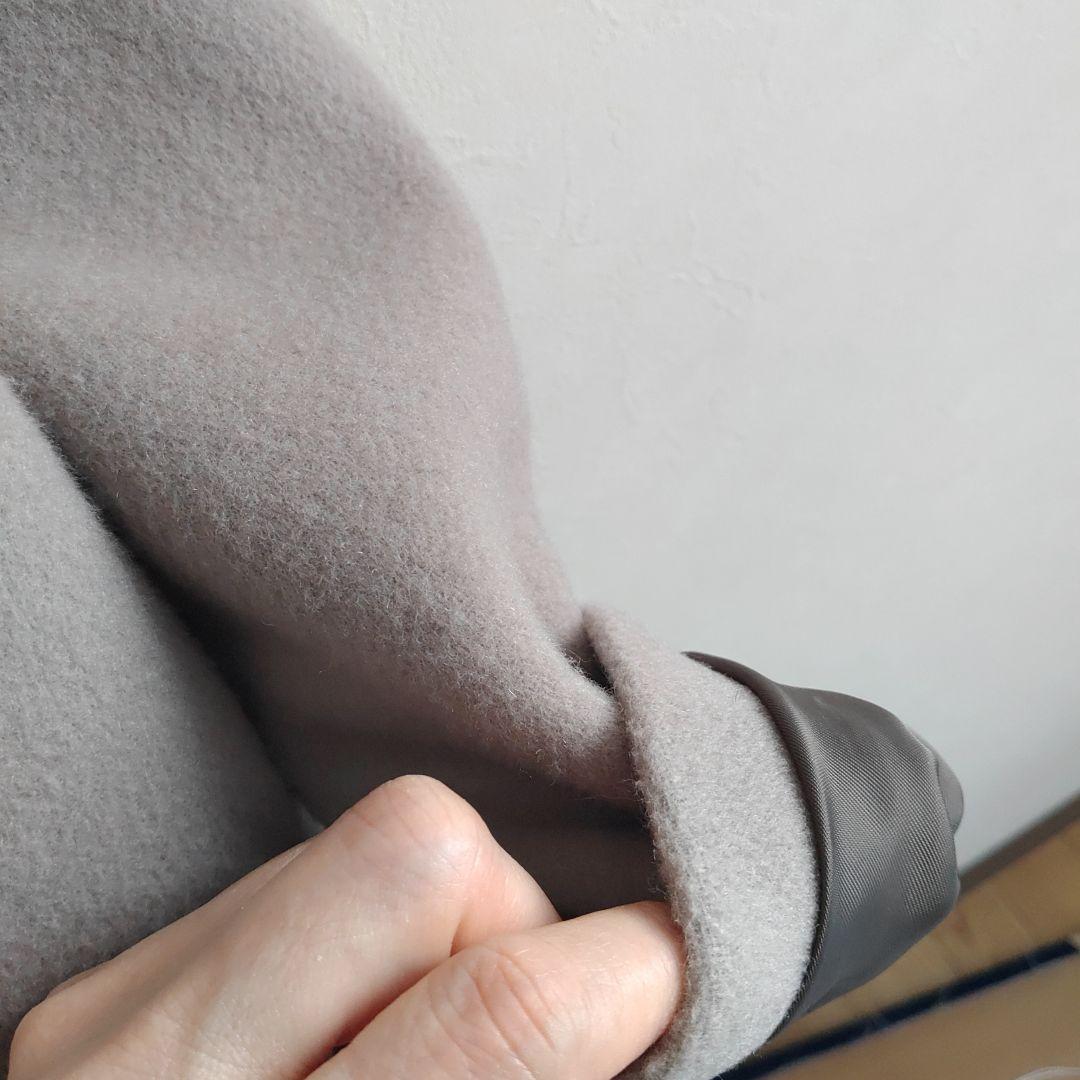 イエナ／MANTECOショートコート グレージュ