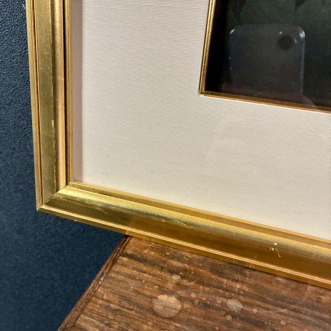 加山又造「猫」精密複製画 成川美術館 KOMATSU ART工房制作 額縁入り