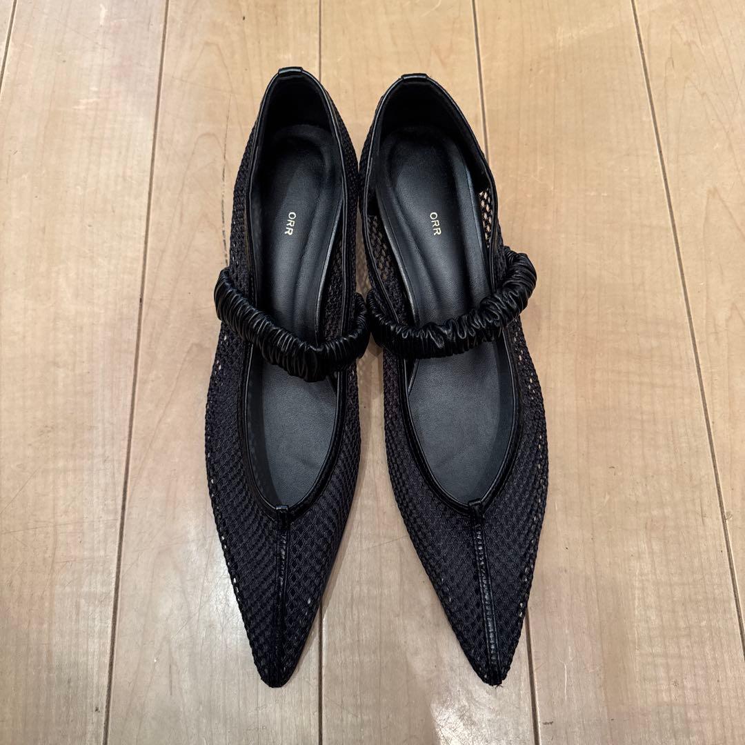 ORR オル Bobby-Soxer V-cut Shoes Black