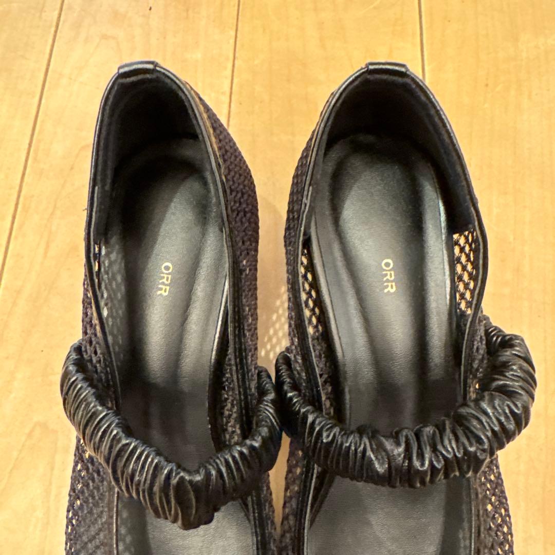 ORR オル Bobby-Soxer V-cut Shoes Black