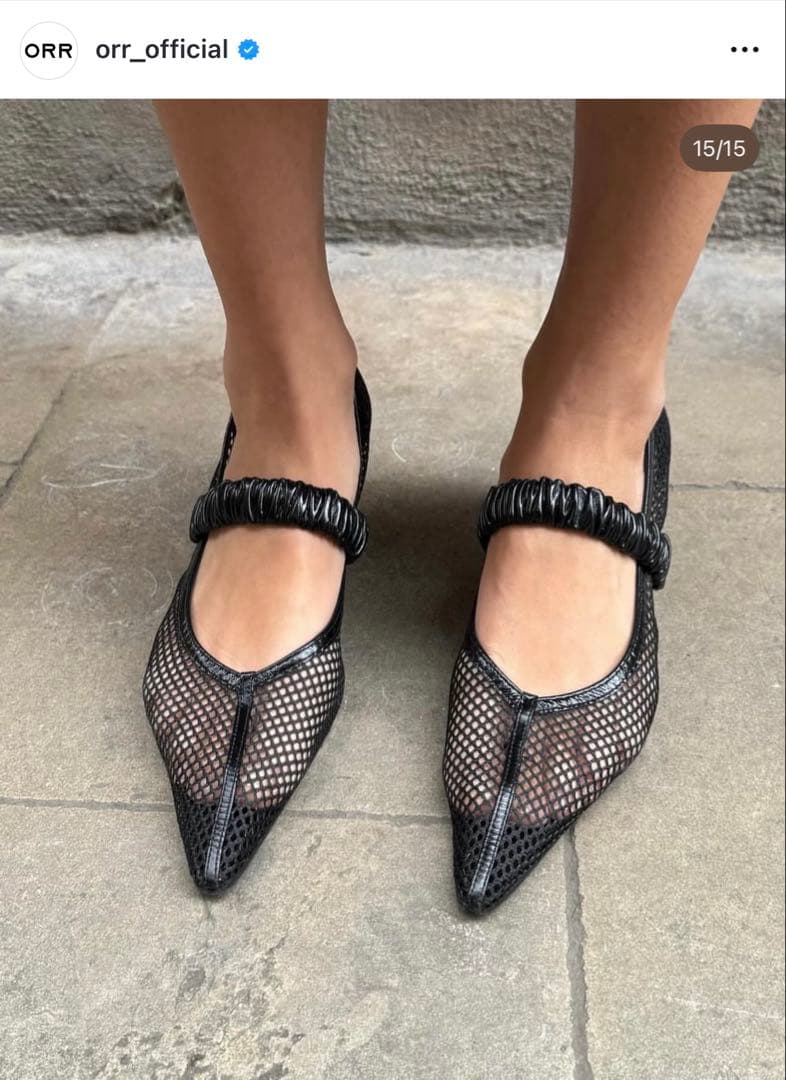 ORR オル Bobby-Soxer V-cut Shoes Black