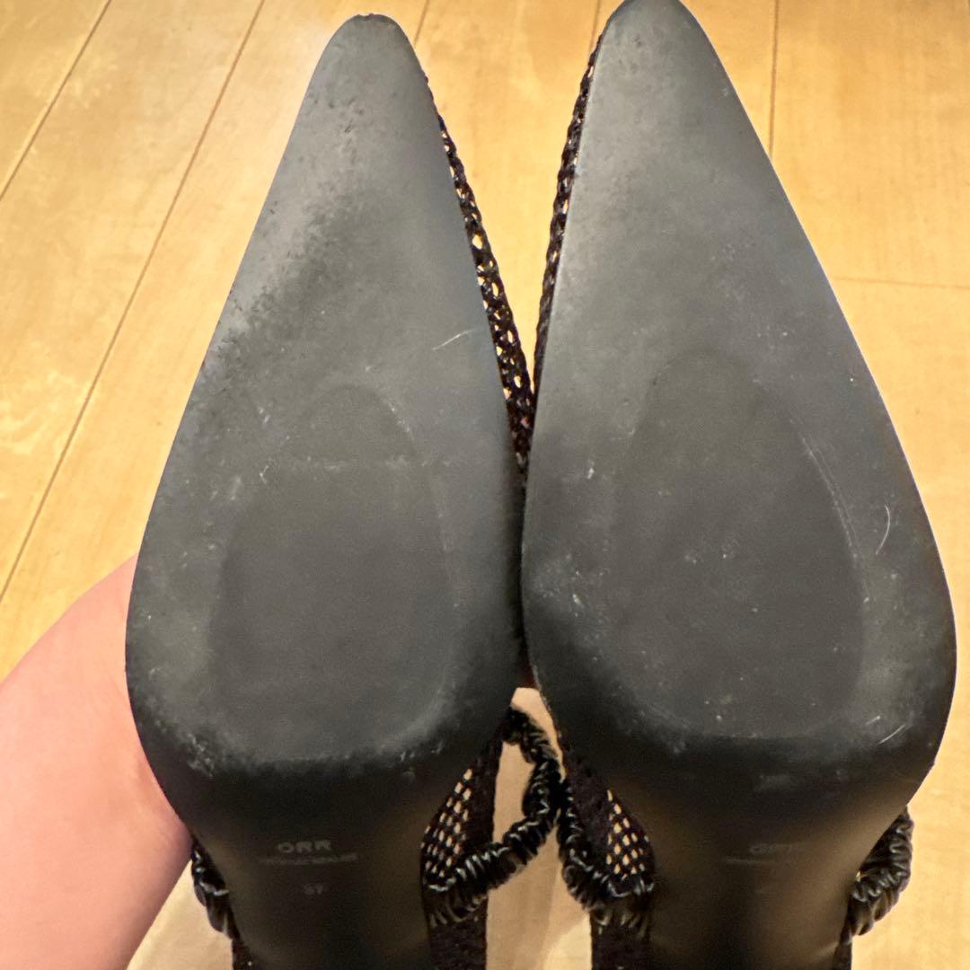 ORR オル Bobby-Soxer V-cut Shoes Black