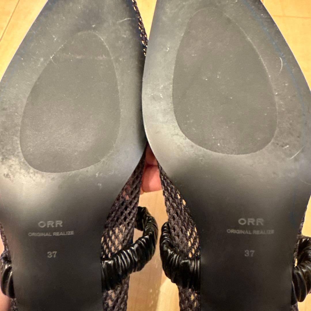 ORR オル Bobby-Soxer V-cut Shoes Black