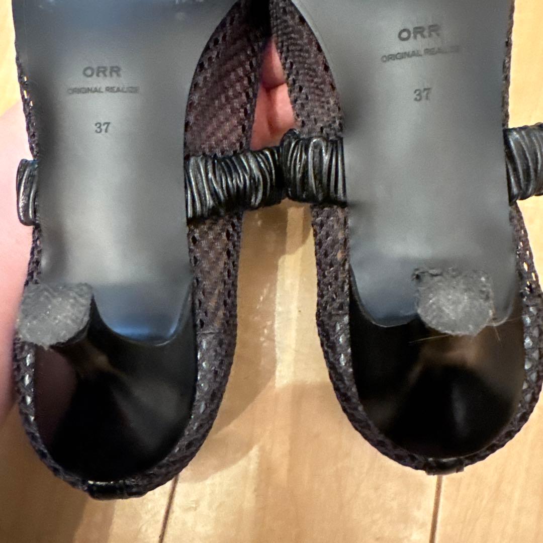 ORR オル Bobby-Soxer V-cut Shoes Black