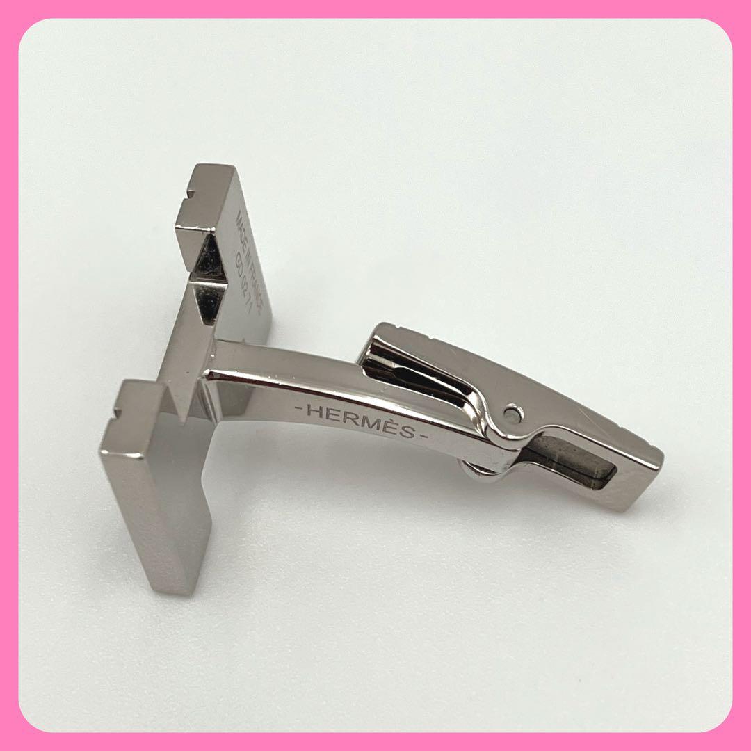 エルメス HERMES カフリンクス H・オ・カレ カフス シルバー