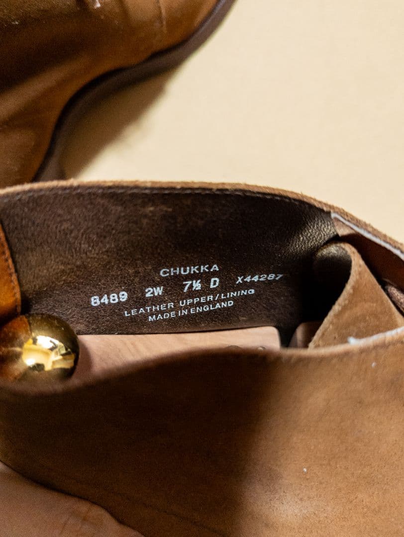 CROCKETT&JONES CHUKKA チャッカブーツ 7 1/2D 英国製