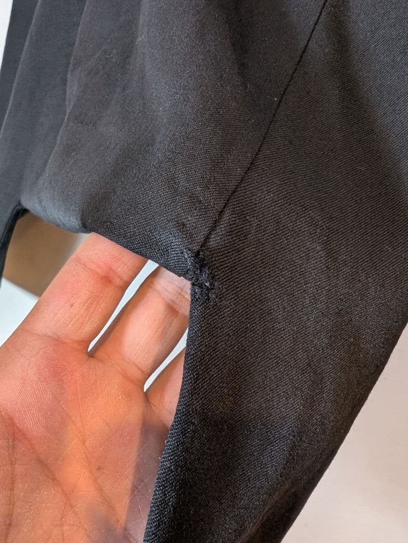 ブラックコムデギャルソン　サルエルパンツ