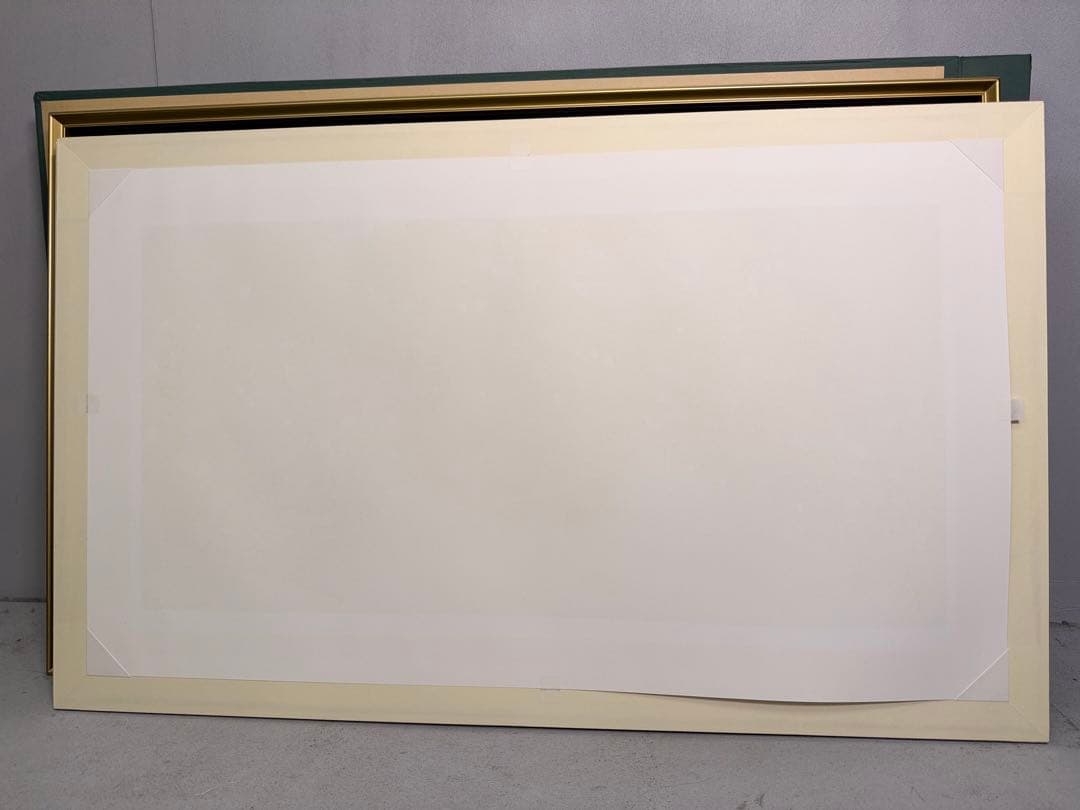 S13 特大 中島千波「老樹三面藪椿」27/150 リトグラフ 31版31色