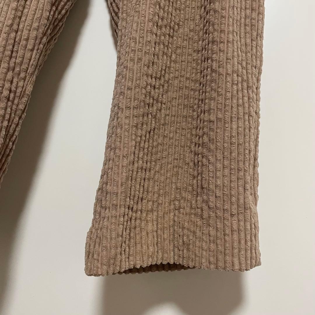 NEAT ジャンボコーデュロイ ワイドパンツ ベージュ　サイズ44