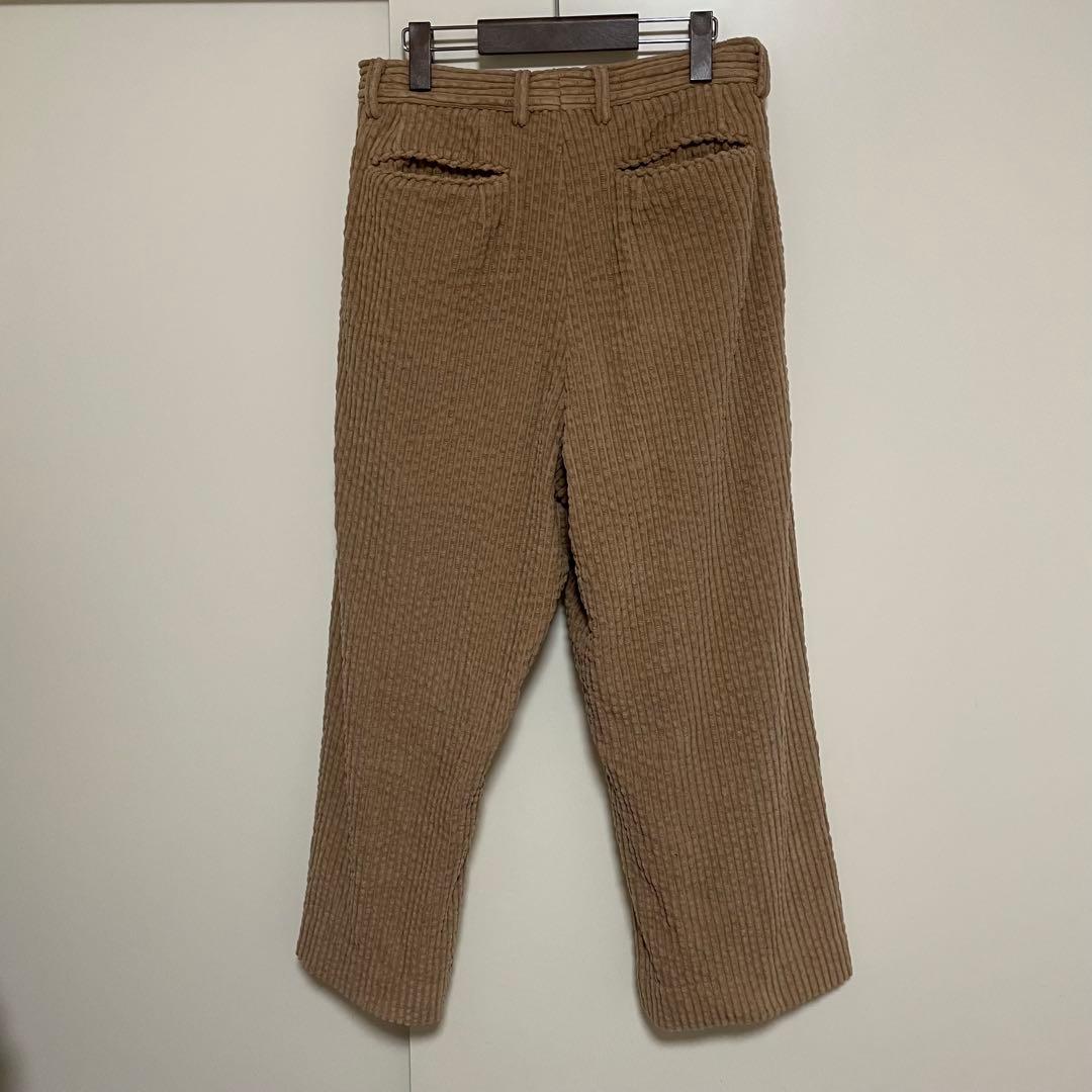 NEAT ジャンボコーデュロイ ワイドパンツ ベージュ　サイズ44