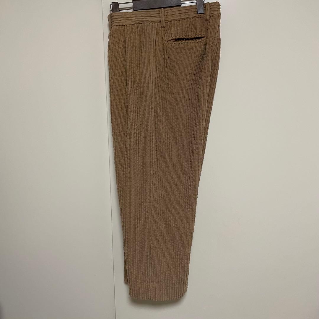 NEAT ジャンボコーデュロイ ワイドパンツ ベージュ　サイズ44