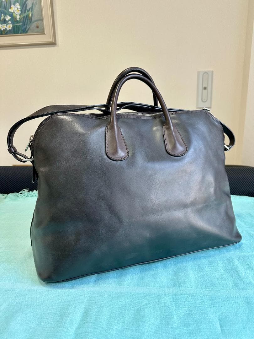 Valextra ヴァレクストラ マイロゴ ボストンバッグ 旅行カバン